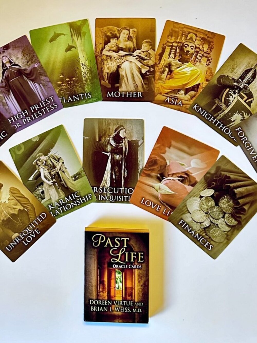 Past Life Tarot Oracle Cards Divination Cards by Doreen Virtue & Brian L Weiss